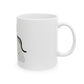Vector Portrait Ceramic Mug, (11oz, 15oz) - snazzymerch