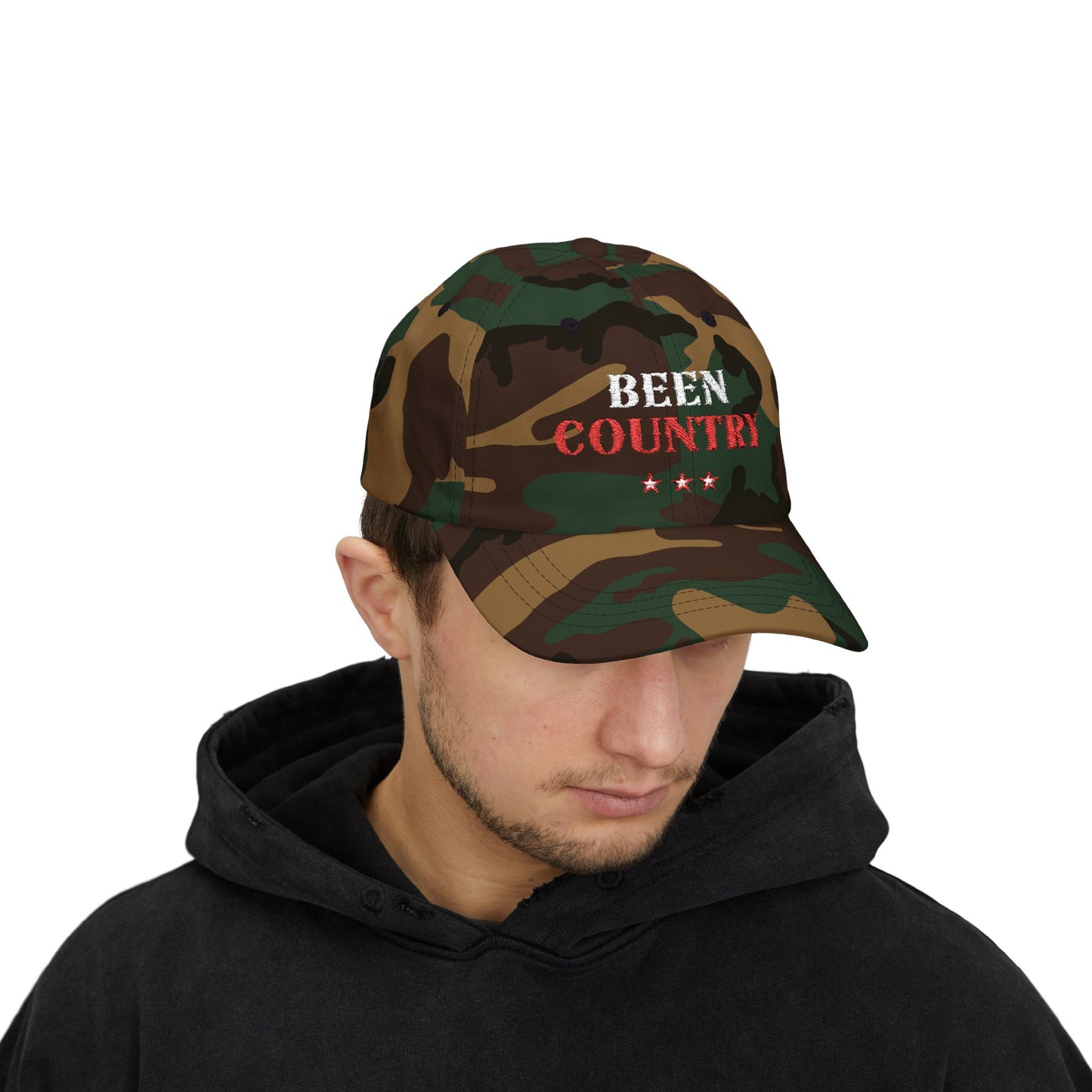 Red Country Western Star Classic Dad Cap - snazzymerch