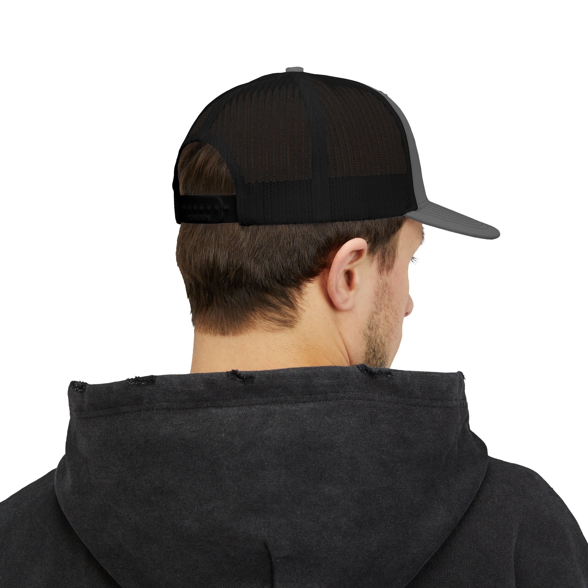 Electric Anthem Graphic Snapback Trucker Cap Printify
