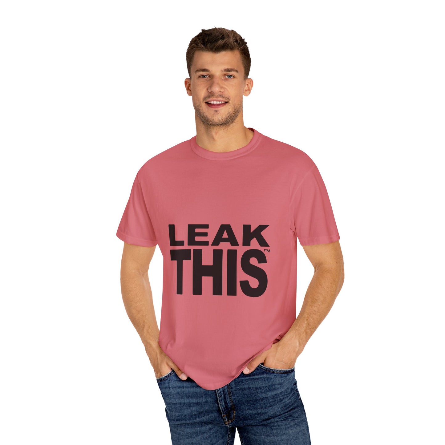 Bold Lettering Unisex Garment-Dyed T-shirt - snazzymerch
