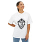 Minimal Black Unisex Oversized Boxy Tee - snazzymerch