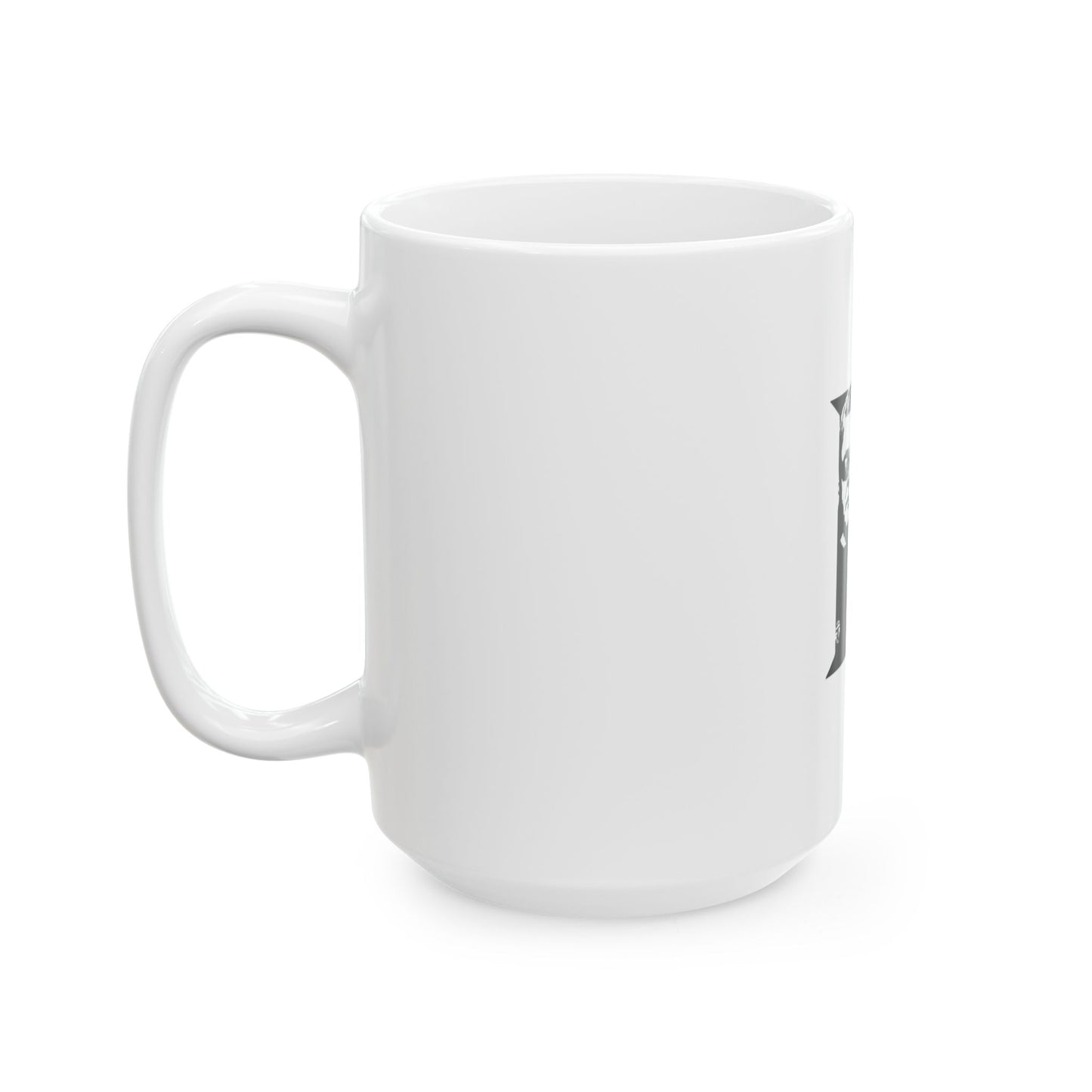 Black & White Portrait Ceramic Mug, (11oz, 15oz) - snazzymerch
