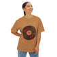 Vinyl Love Spin Unisex Oversized Boxy tee Printify