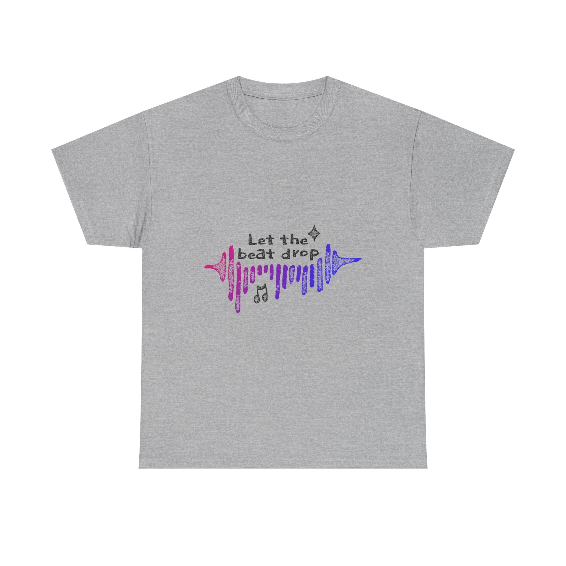 Bold Beats Visualizer Unisex Heavy cotton tee Printify