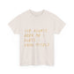 Know Myself Lyric Script Heavy Cotton Tee Printify