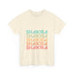 Retro Pop Lines Unisex Heavy cotton tee Printify