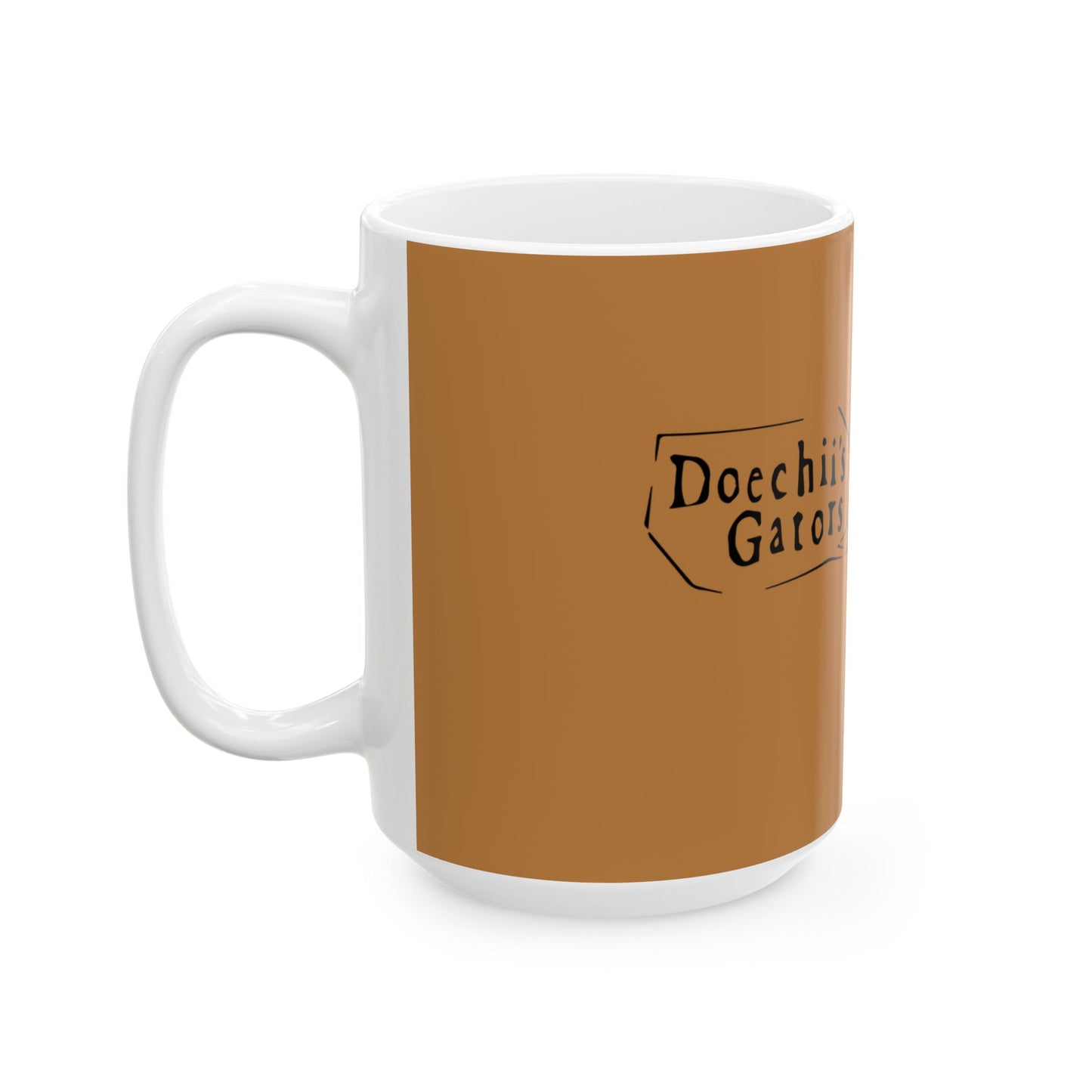 Text Graphic Ceramic Mug, (11oz, 15oz) - snazzymerch