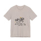 Golden Wolf Energy Unisex jersey short sleeve tee Printify