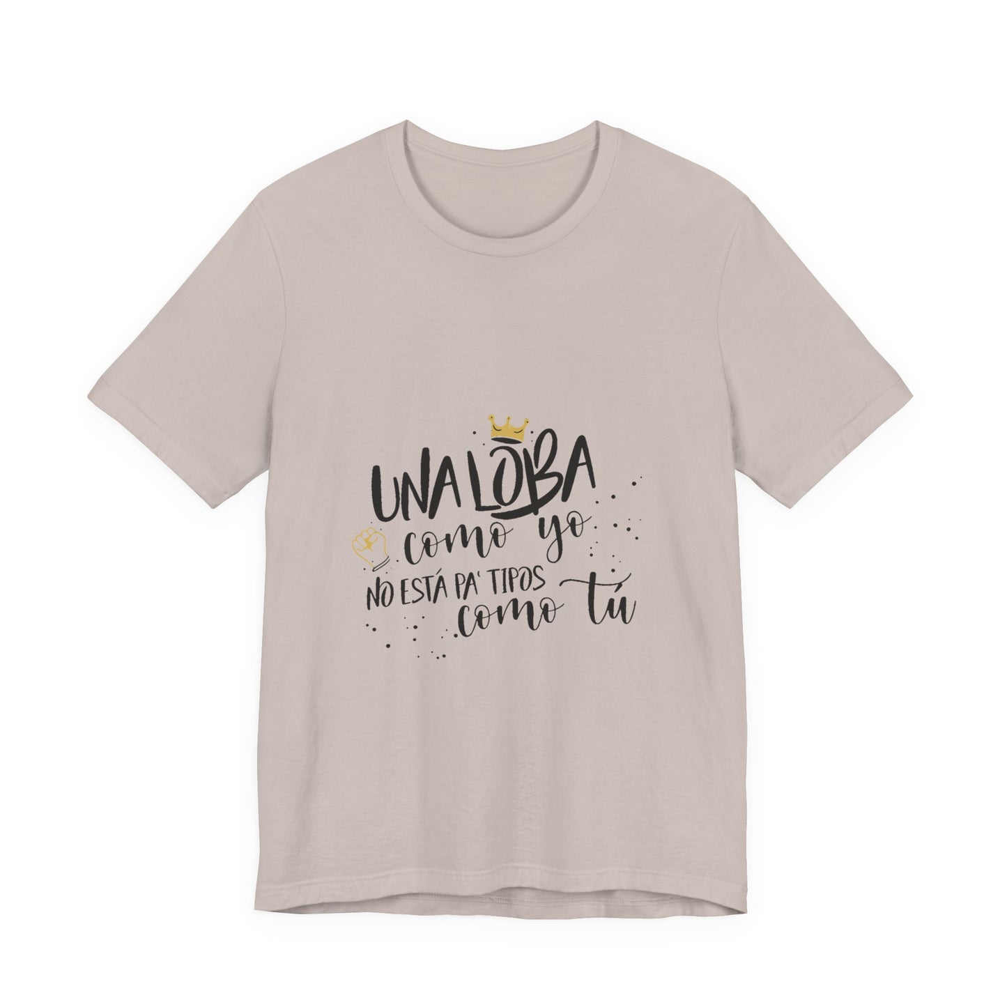 Golden Wolf Energy Unisex jersey short sleeve tee Printify