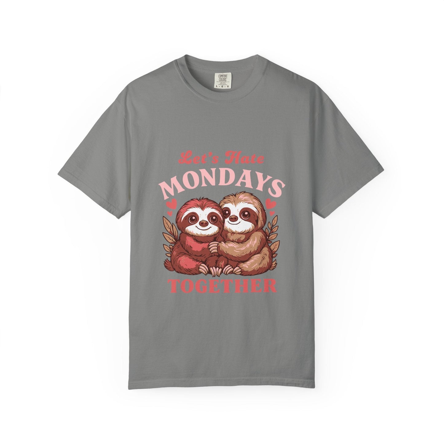 Dyed T-shirt – Snazzy Lets hate Monday Edition Printify