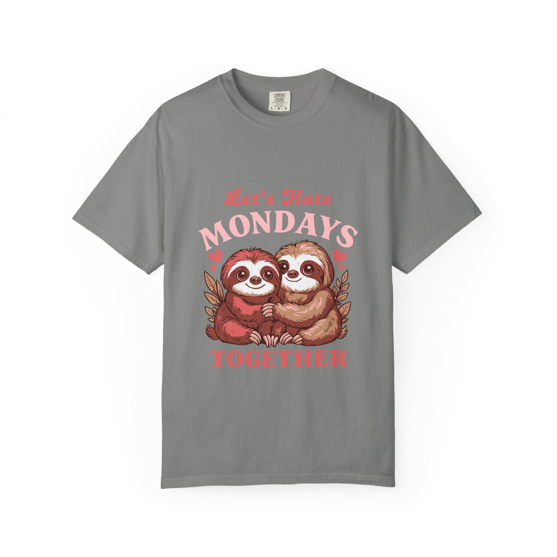 Dyed T-shirt – Snazzy Lets hate Monday Edition Printify
