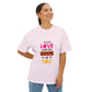 Copy of Copy of  Orange Divide Symbol Oversized Boxy Tee Printify