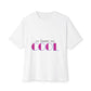 Minimal Quote Unisex Oversized Boxy Tee - snazzymerch