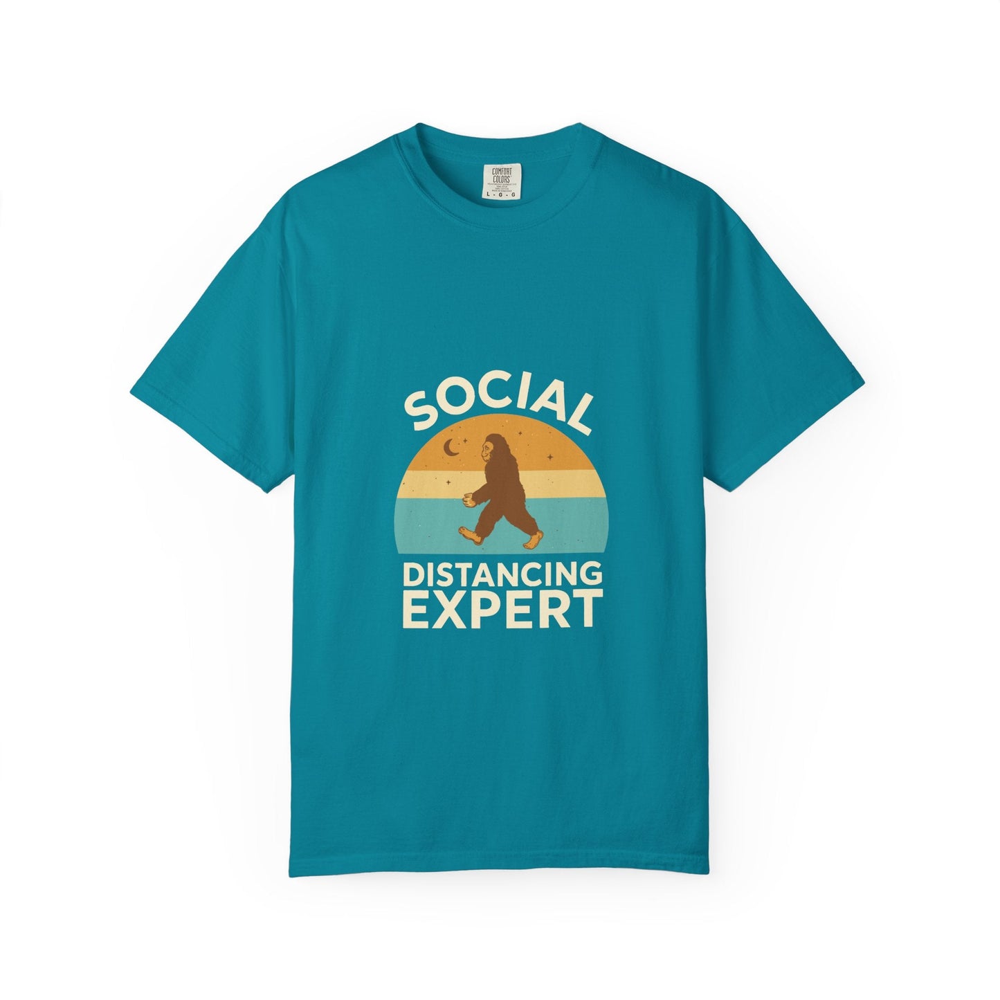 Dyed T-shirt – Snazzy Social Distance Edition Printify