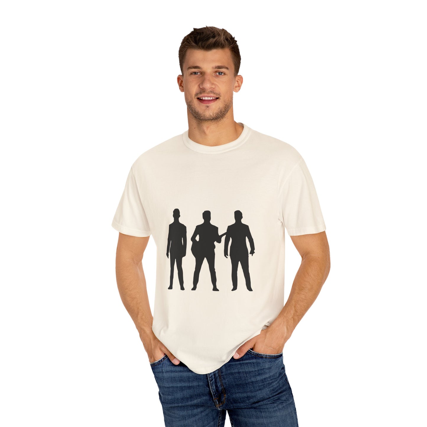 Trendy Black Unisex Garment-Dyed T-shirt - snazzymerch