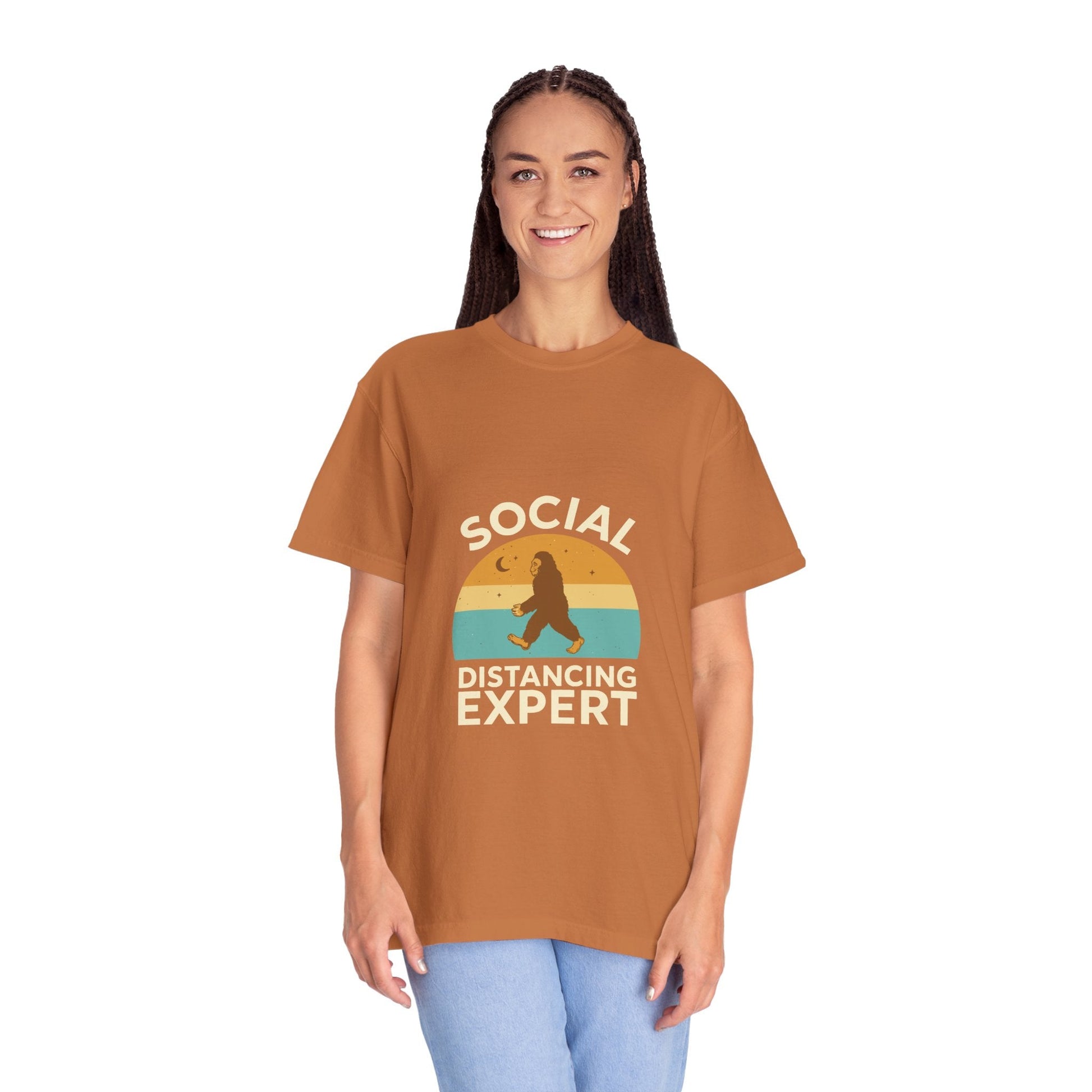 Dyed T-shirt – Snazzy Social Distance Edition Printify