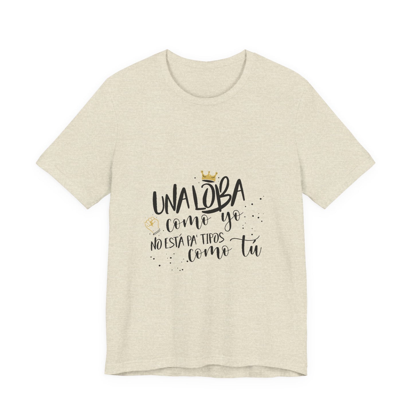 Golden Wolf Energy Unisex jersey short sleeve tee Printify
