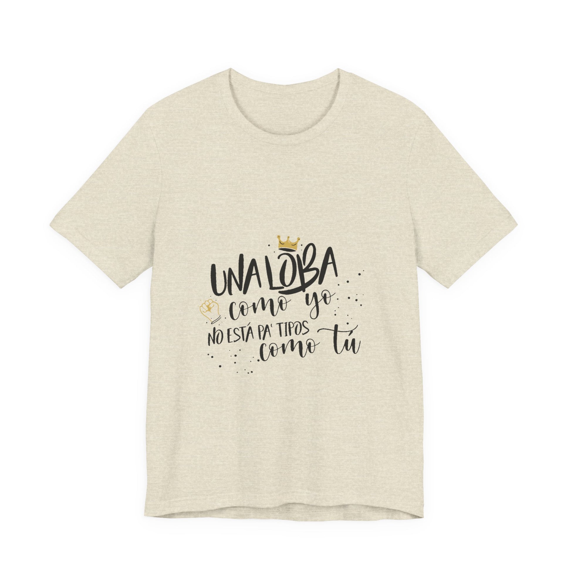 Golden Wolf Energy Unisex jersey short sleeve tee Printify