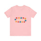 Retro Floral Groove Unisex jersey short sleeve tee Printify