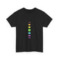 Rainbow Lunar Phases Unisex Cotton Tee Printify