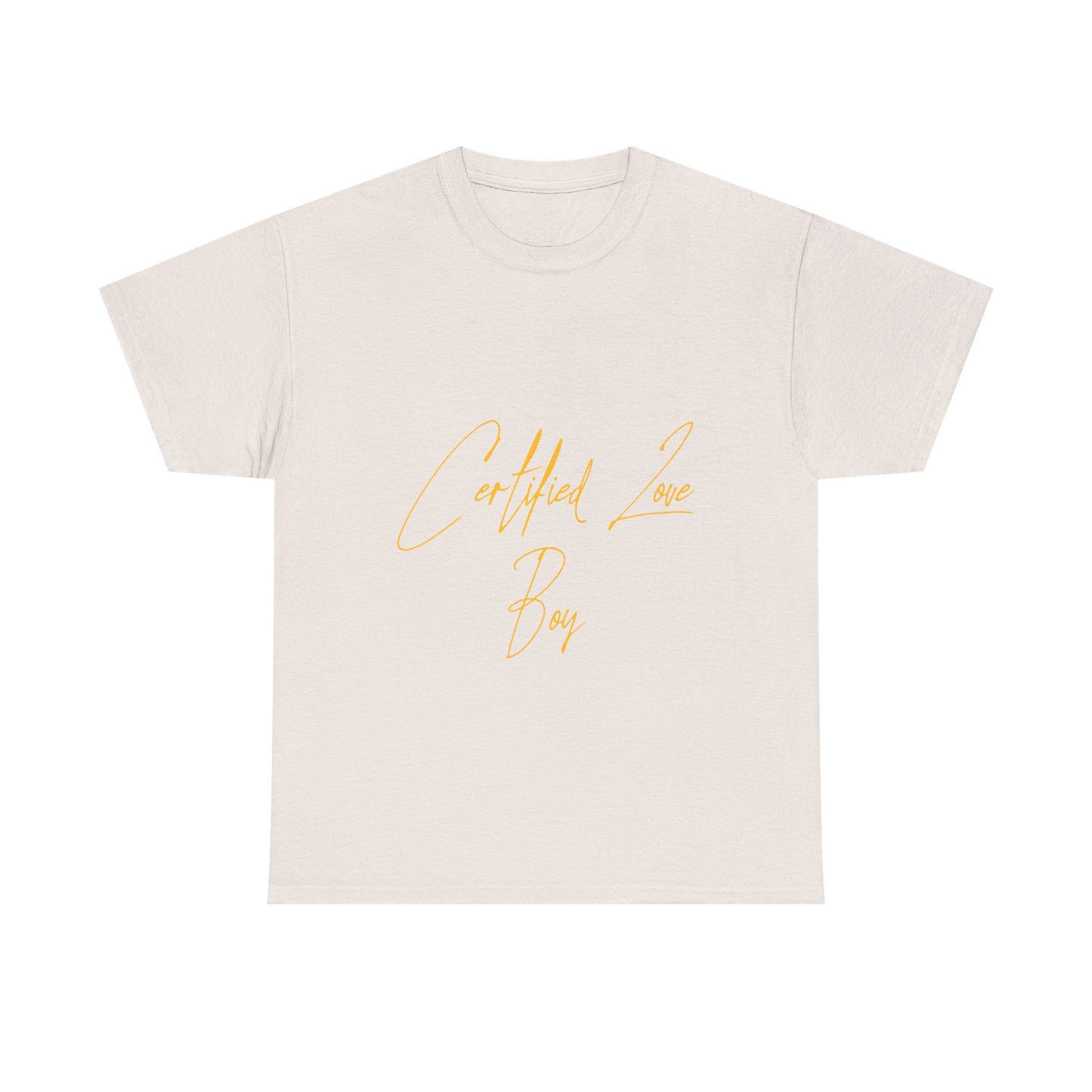 Certified Lover Boy Script Heavy Cotton Tee Printify
