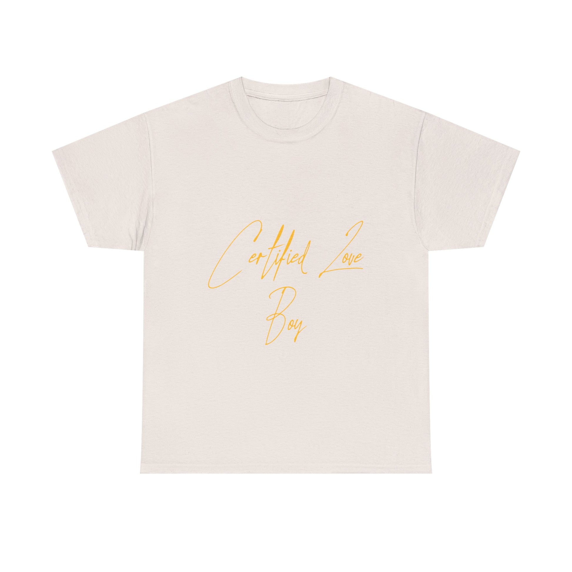 Certified Lover Boy Script Heavy Cotton Tee Printify