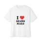 Heart & Rhythm Streetwear Unisex Oversized Boxy Tee Printify