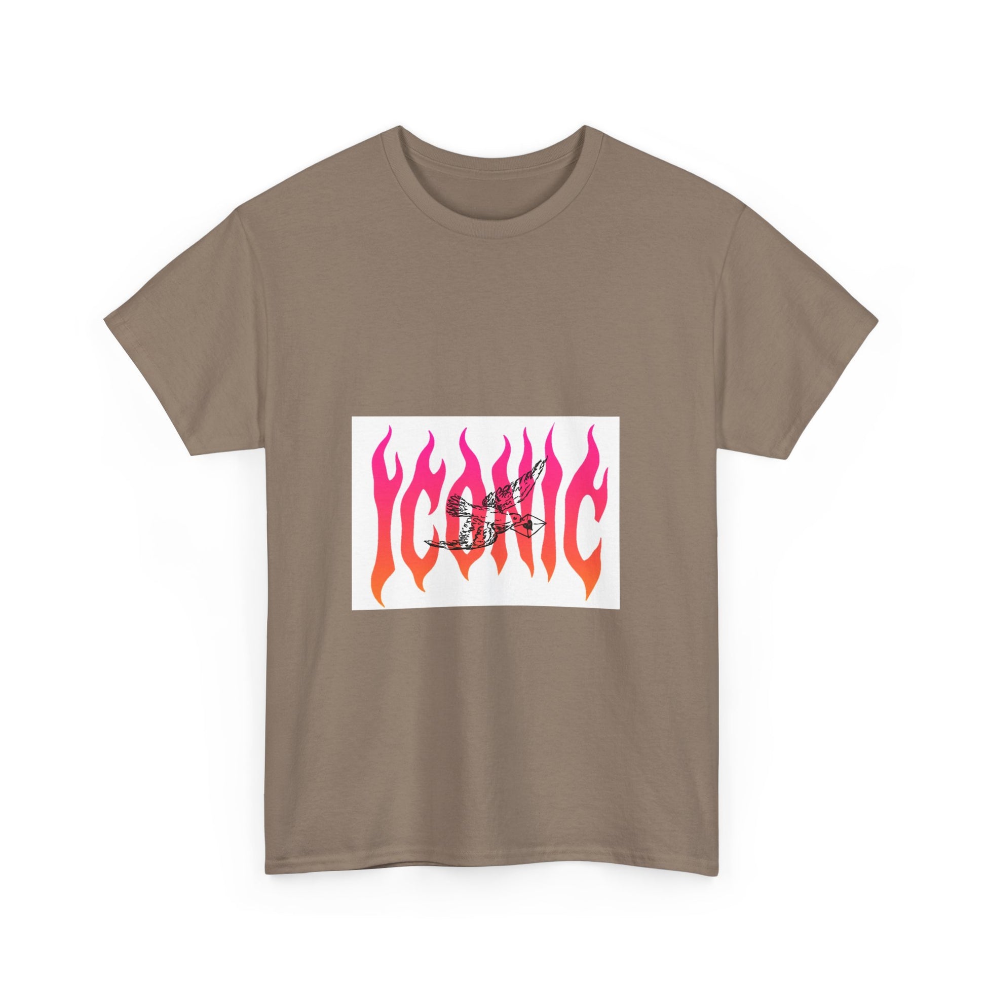 Flame Flight Iconic Unisex Heavy cotton tee Printify