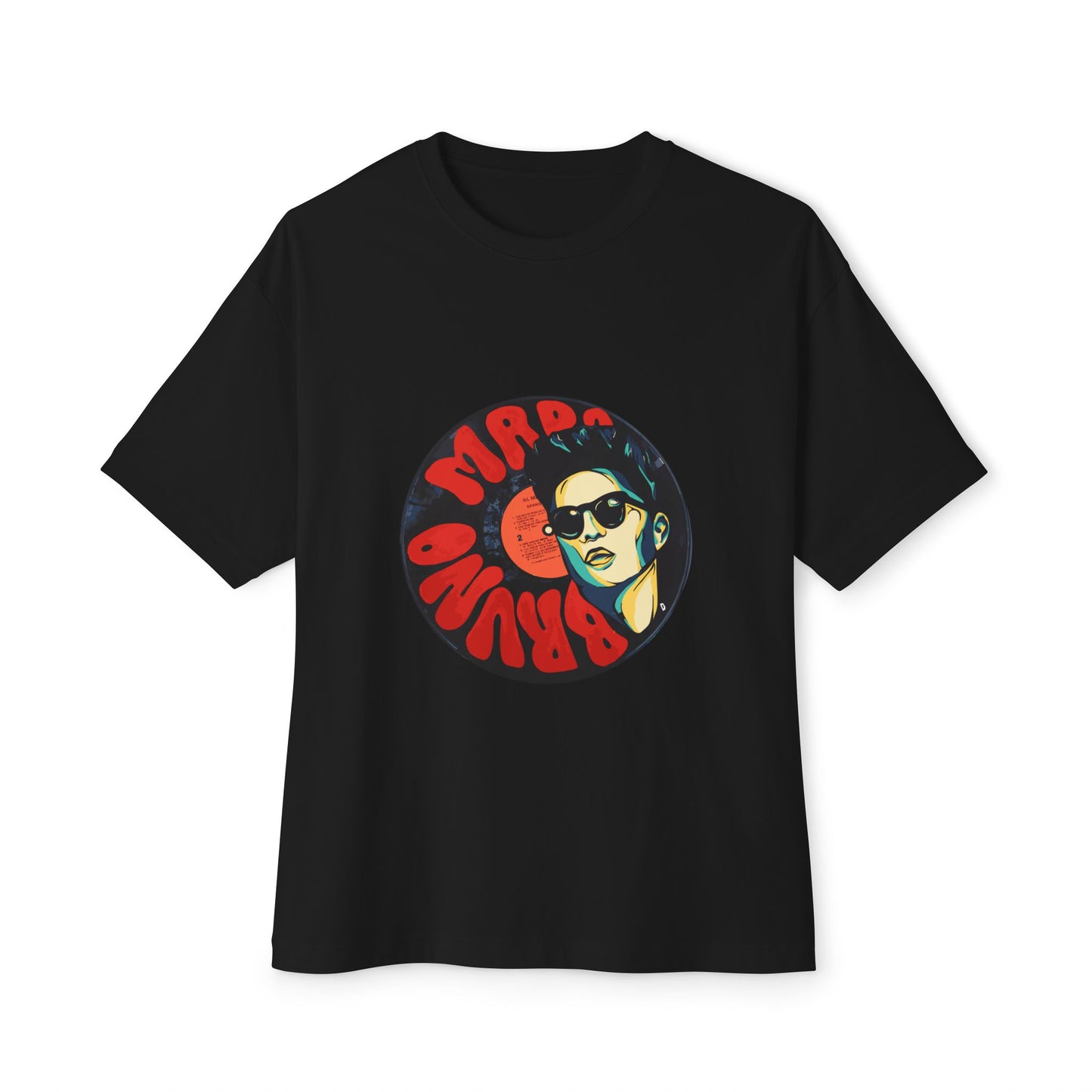 Groove Legend Record Unisex Oversized Boxy Tee Printify