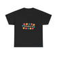 Retro Floral Groove Unisex Heavy cotton tee Printify