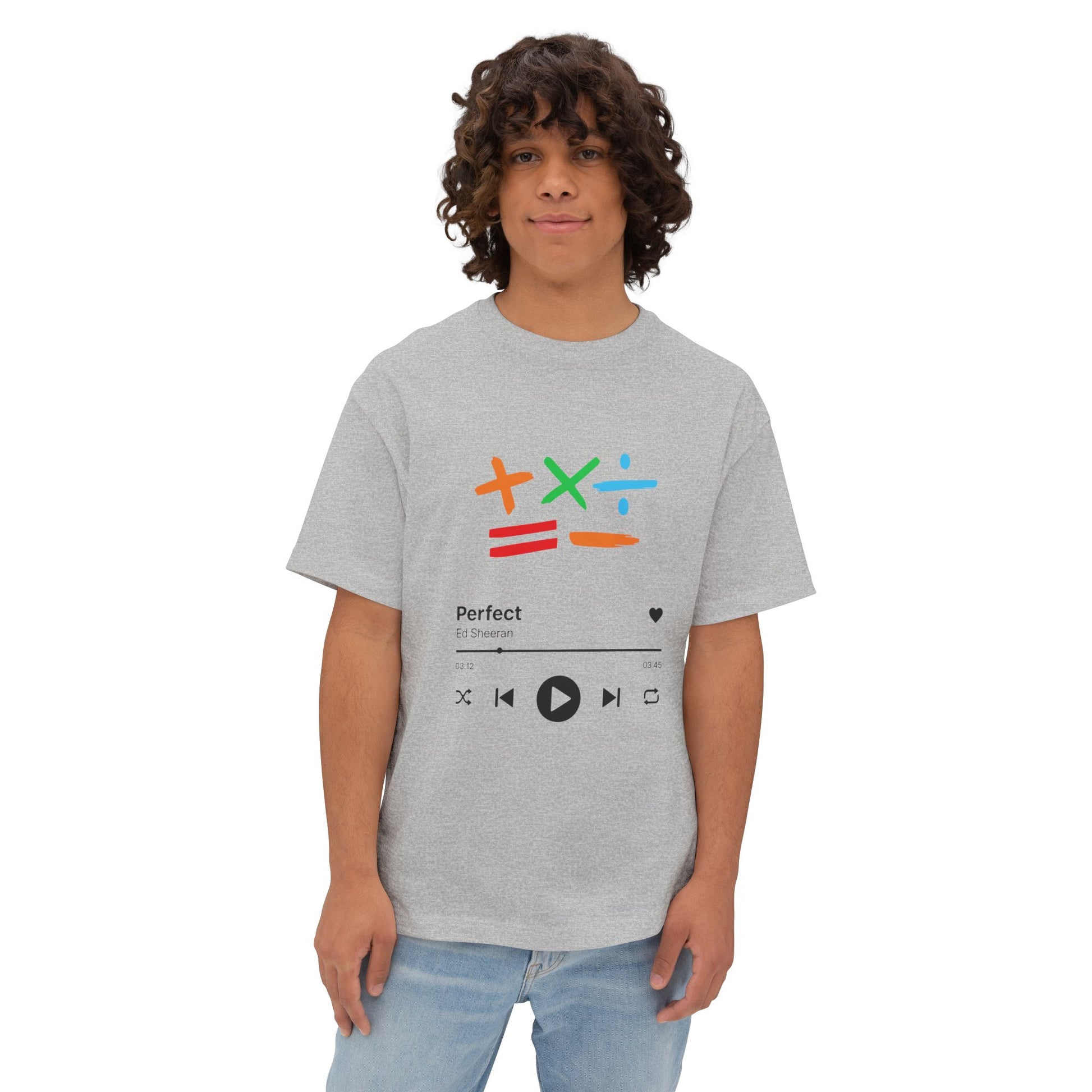 Oversized boxy tee | Ed sheeran music edition