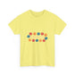 Retro Floral Groove Unisex Heavy cotton tee Printify