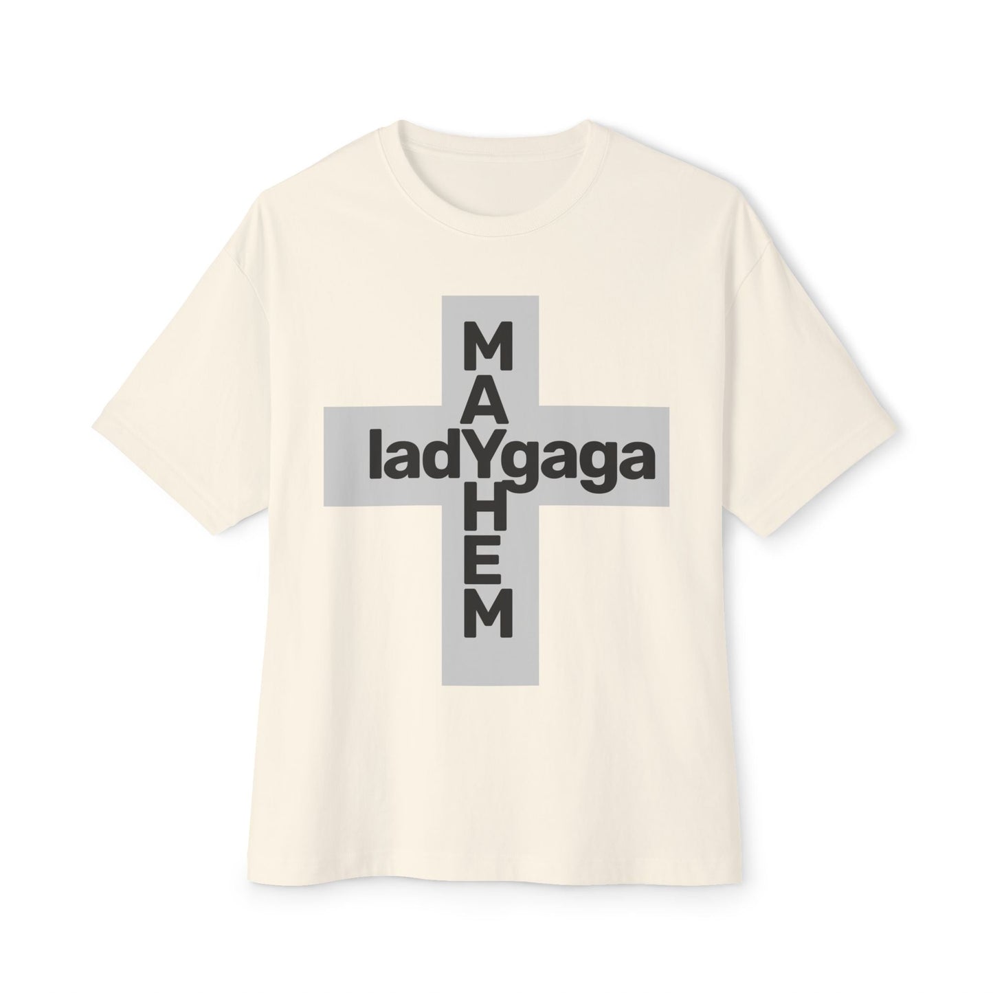 Lady Cross Mayhem-Unisex Oversized Tee Printify