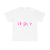 Pink Hope Smile Unisex Heavy Cotton Tee - snazzymerch