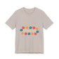 Retro Floral Groove Unisex jersey short sleeve tee Printify