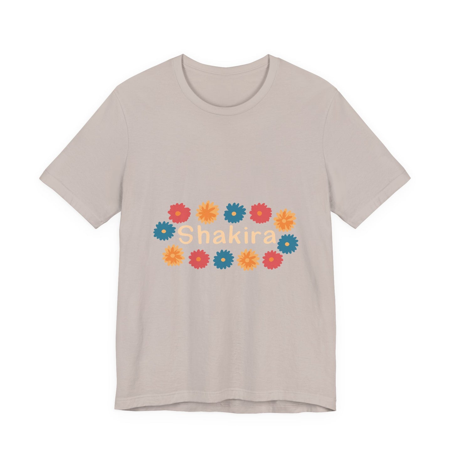 Retro Floral Groove Unisex jersey short sleeve tee Printify
