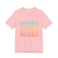 Retro Pop Lines Unisex jersey short sleeve tee Printify