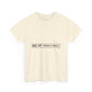 Plain Minimal Black Unisex Heavy Cotton Tee - snazzymerch