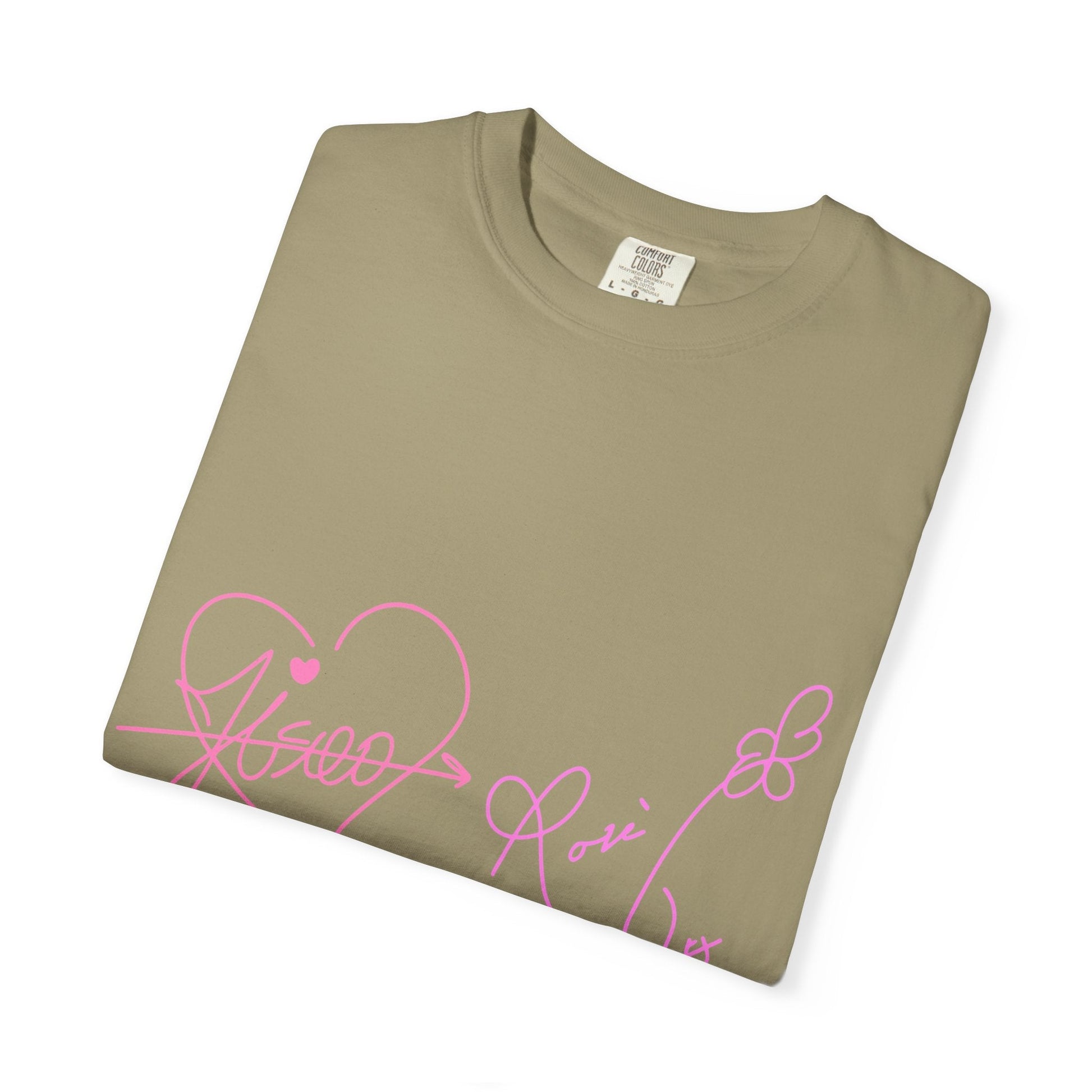 Signature Autograph – Dyed T-shirt Printify