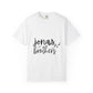 Clean White Unisex Garment-Dyed T-shirt - snazzymerch