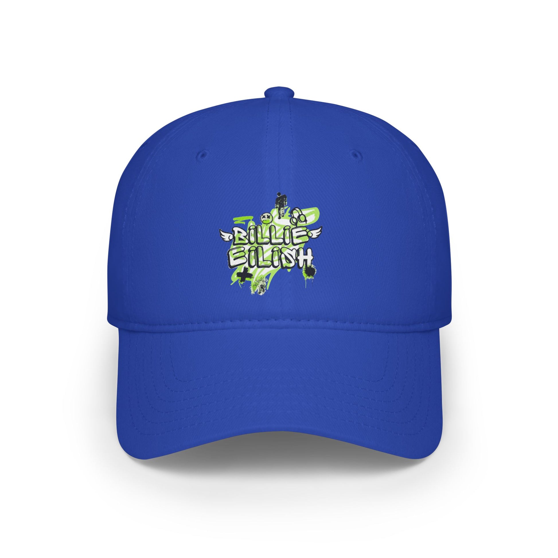 Billie Eilish Inspired Baseball Cap – Grunge Angel Graffiti Edition Printify