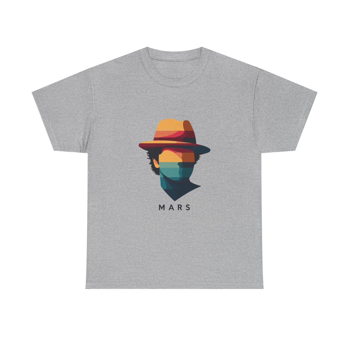 Funk Shadow Portrait Unisex Heavy cotton Tee Printify