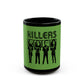 Retro Block Letter Black Mug (11oz, 15oz) - snazzymerch