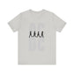 Retro Walk Rock Unisex short sleeve Tee Printify