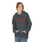 Minimal Reindeer Face Christmas Hoodie – Holiday Edition Printify