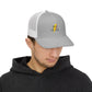 Electric Anthem Graphic Snapback Trucker Cap Printify