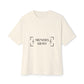 Wings of Silence Unisex Oversized Boxy Tee Printify
