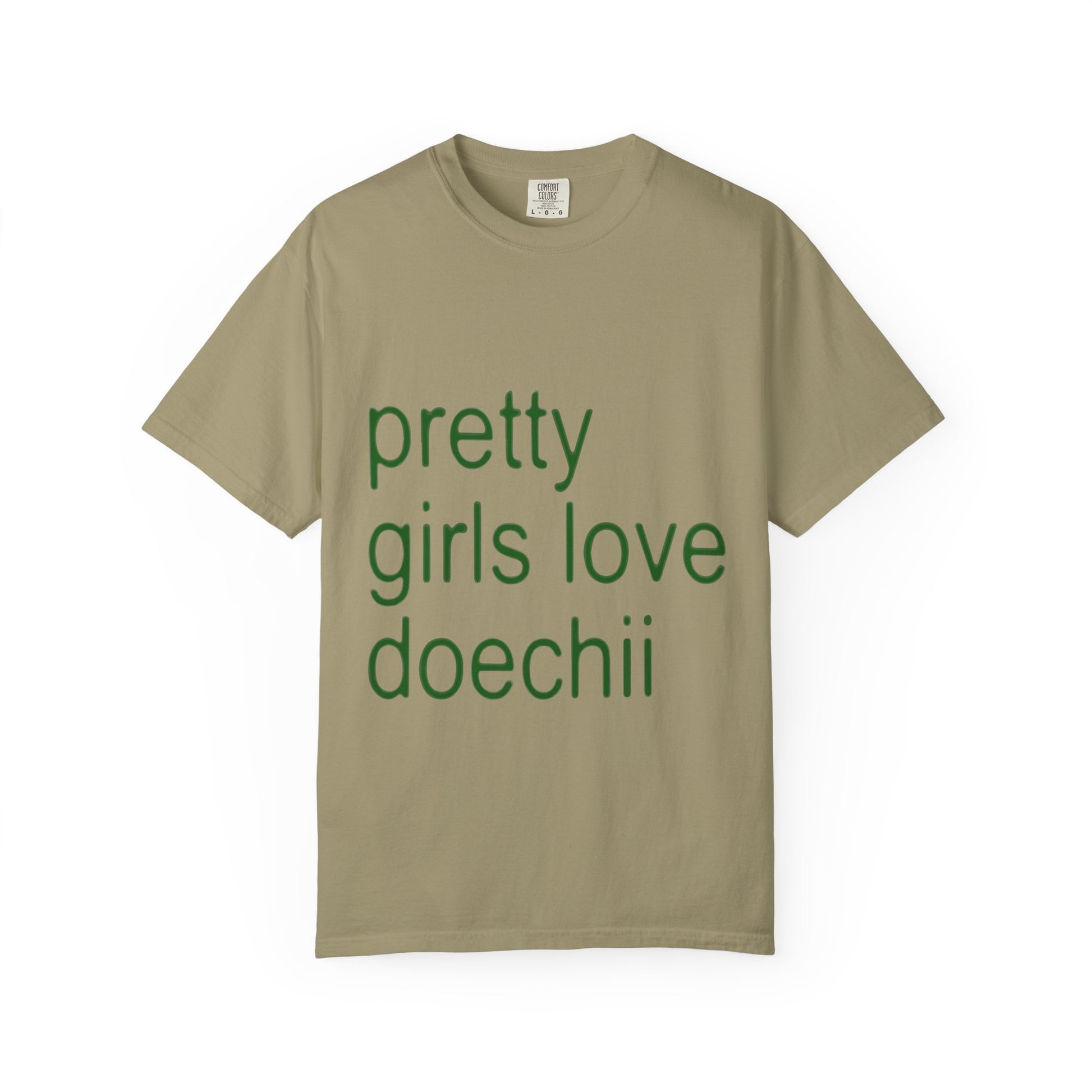 Green Text Statement Unisex Garment-Dyed T-shirt - snazzymerch