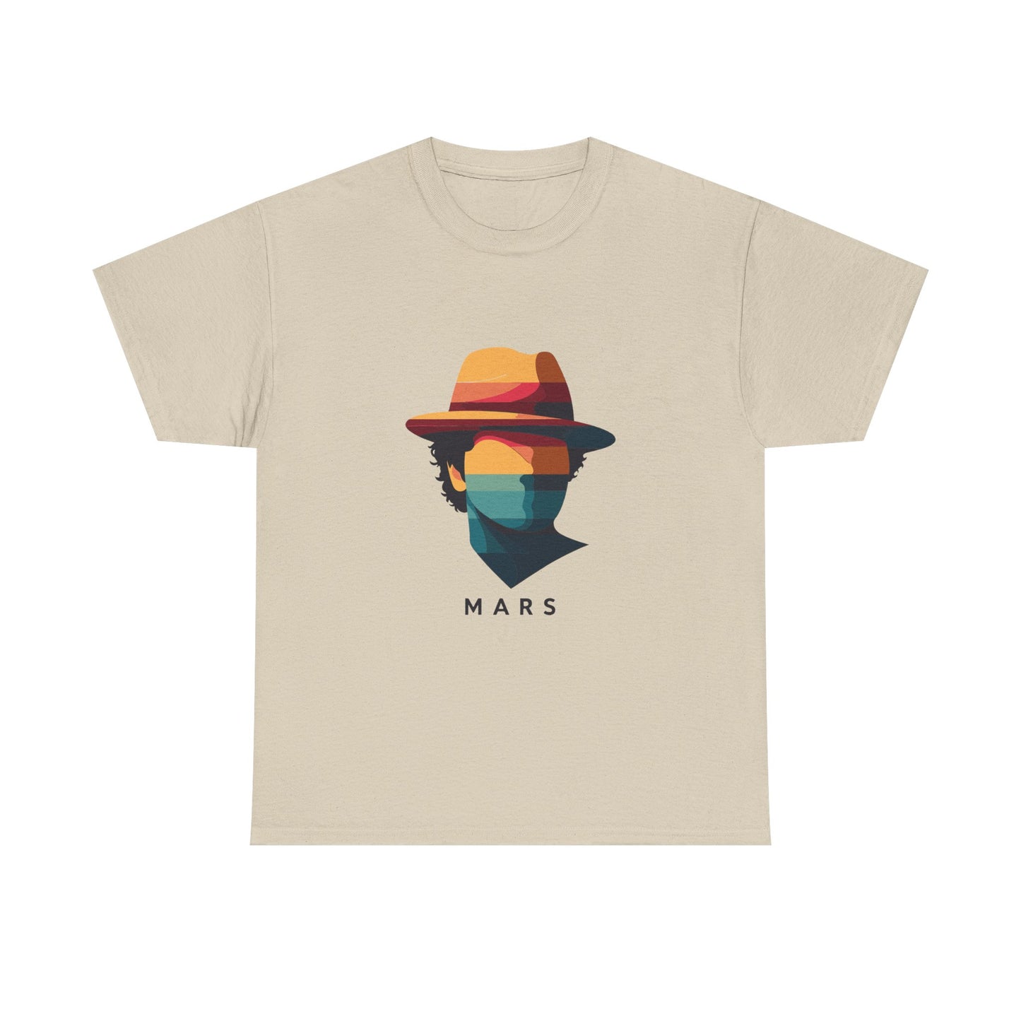 Funk Shadow Portrait Unisex Heavy cotton Tee Printify