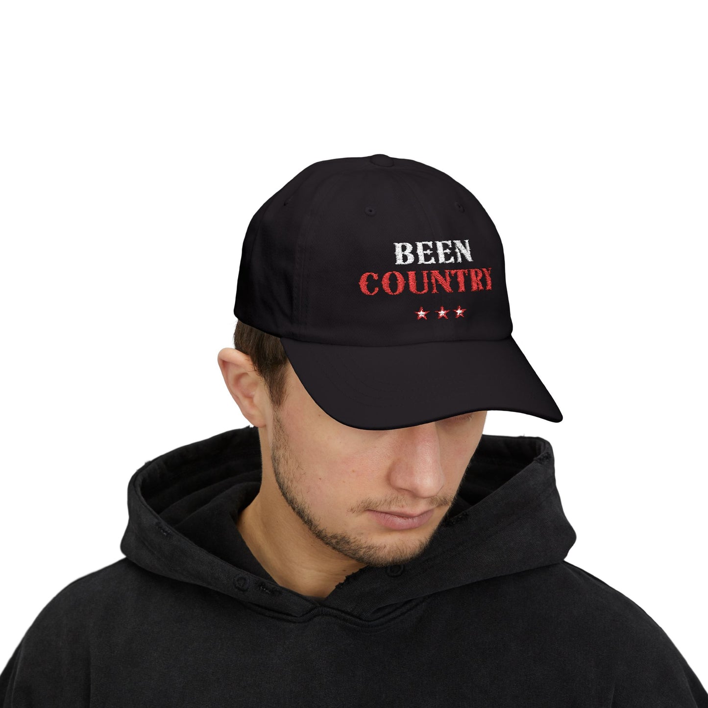 Red Country Western Star Classic Dad Cap - snazzymerch